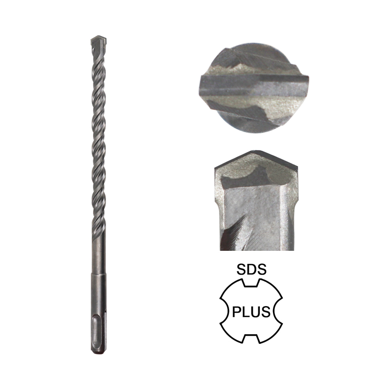 Carbide Single Tip S4 Flute SDS Plus Hammer Drill Bit
