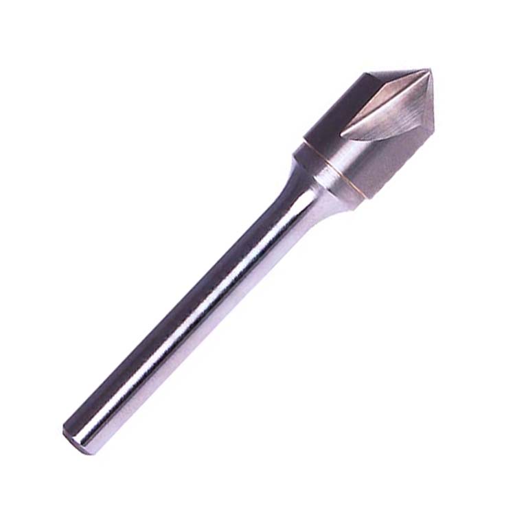 Cylindrical Shank 82 Degree 3 Flute Carbide Steel Countersink Drill Tool Bit