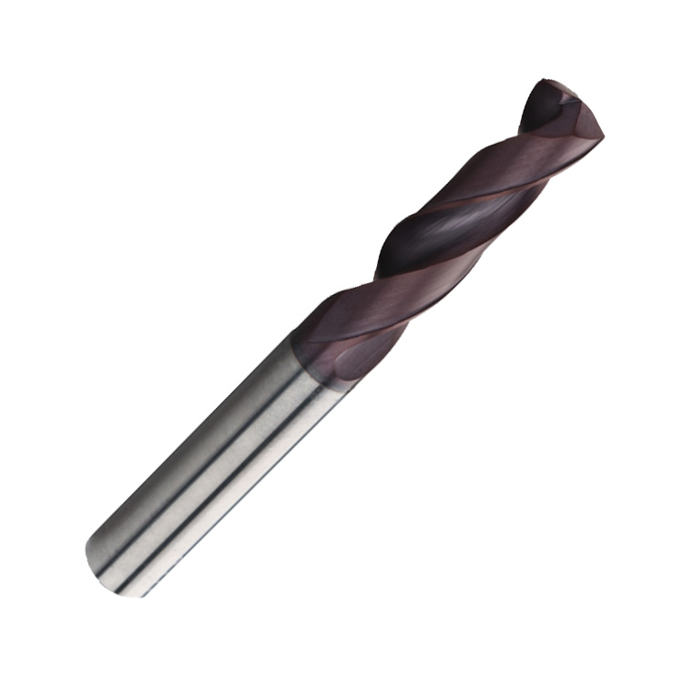 DIN6537 TiCN Solid Carbide Drill Bit For Stainless Steel Hardened Steel Metal Drilling