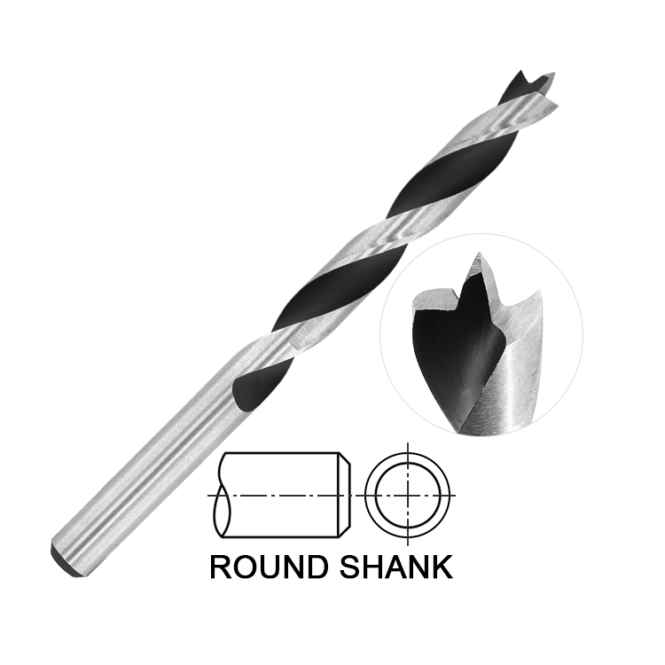 Edge Ground Wood Brad Point Drill Bit for Wood Precision Drilling