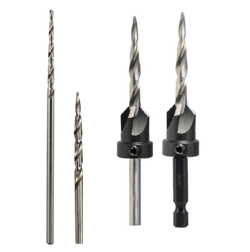 Tapered Flute Replacement HSS Taper & Wood Countersink Drill Bit 