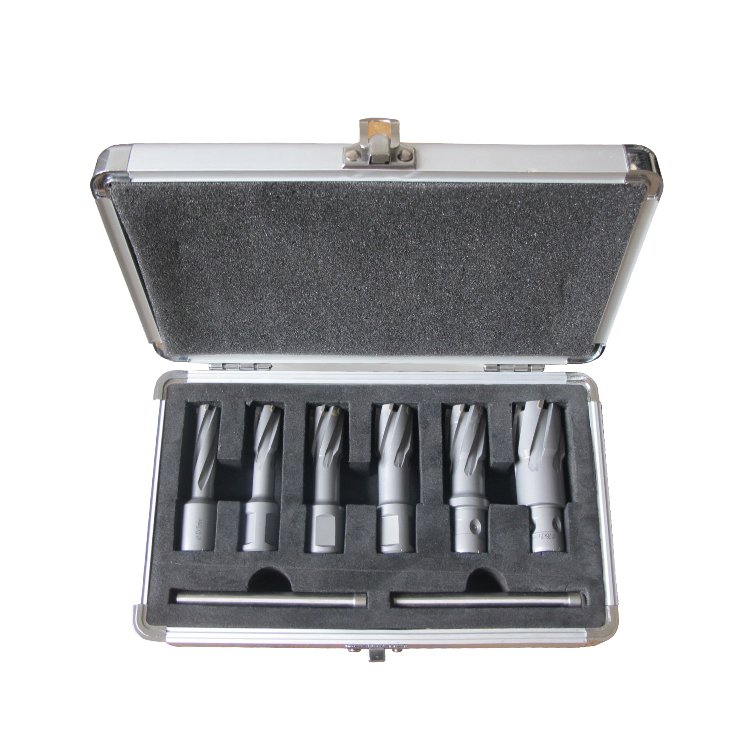 8 Piece TCT Annular Core Cutter Set For Magnetic Drill Machine Metal Cutting