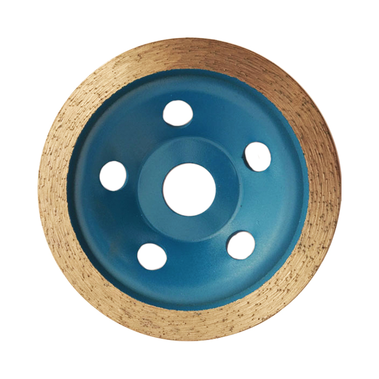 Cold Press Sintered Continuous Rim Diamond Grinding Disc Cup Wheel for Stone Granite Marble Concrete 