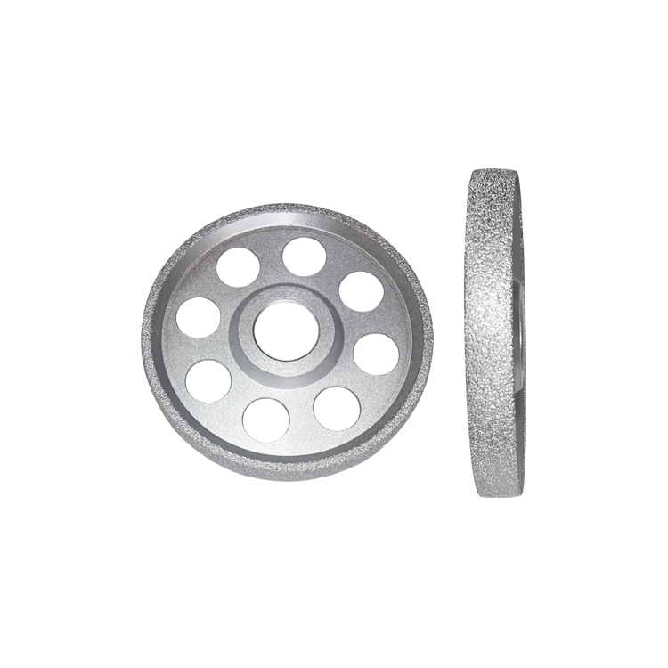 Multi-purpose Buffing Wheel Vacuum Brazed Diamond 8 Holes Flat Cup Wheel Grinding Wheel