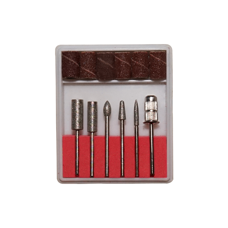 Electroplated Diamond Mounted Points Nail Bit Grinding Head Set