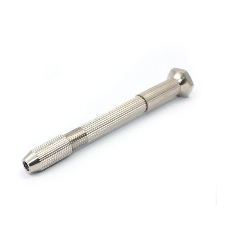 Precision 0.5mm-3.0mm Mini Micro Spiral Hand Drill Chuck Twist Pin Vise Bit