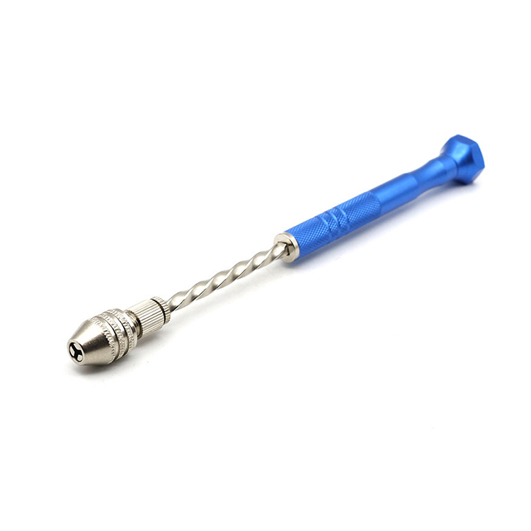 0.3mm - 3.5mm Mini Micro Spiral Hand Manual Push Drill Chuck Twist Pin Vise Bit