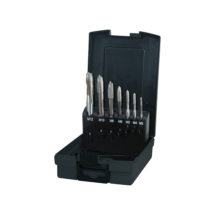7Pcs HSS Machine Tap Set for Steel Stainless Steel Aluminium Tapping