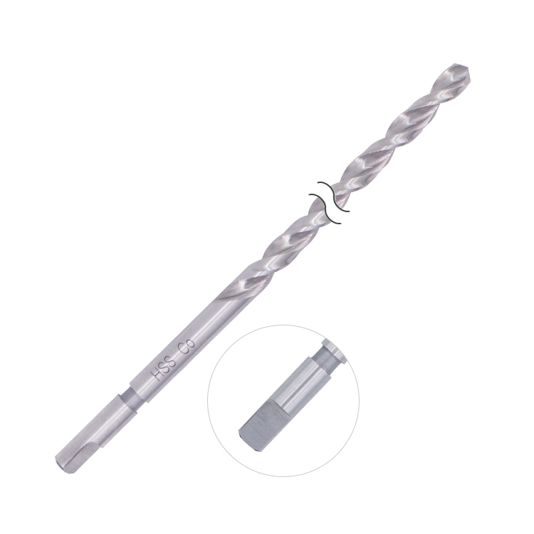 HSS Co Parabolic Flute Hollow Paper Drill Bit for Paper Cutting Drill Machine