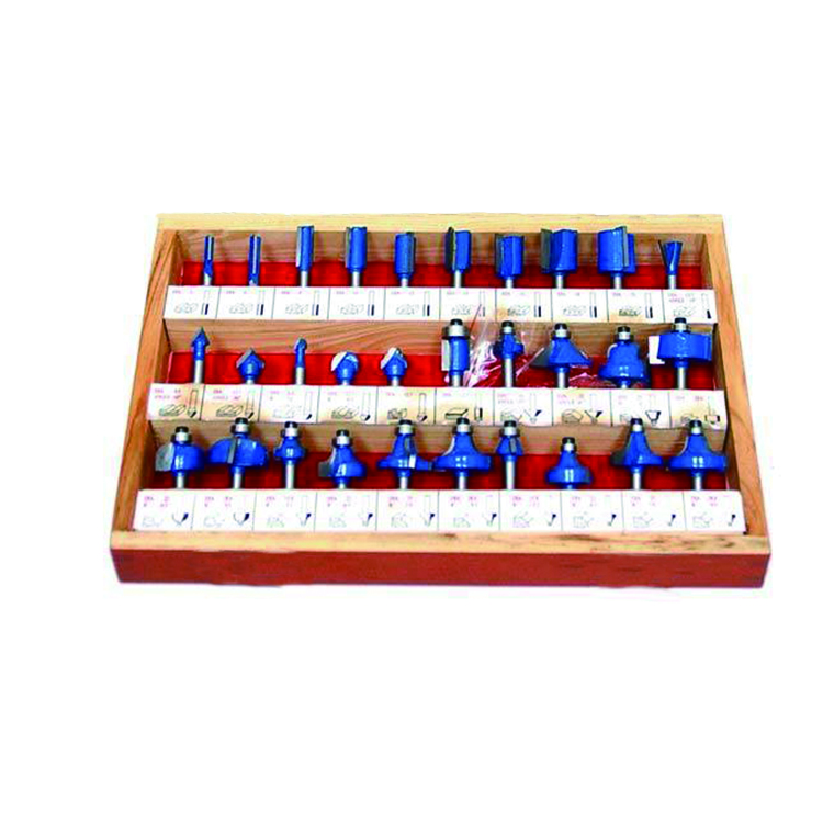 30Pcs High Quality 1/2 Inch Shank Tungsten Carbide Wood Router Bit Set for Woodworking