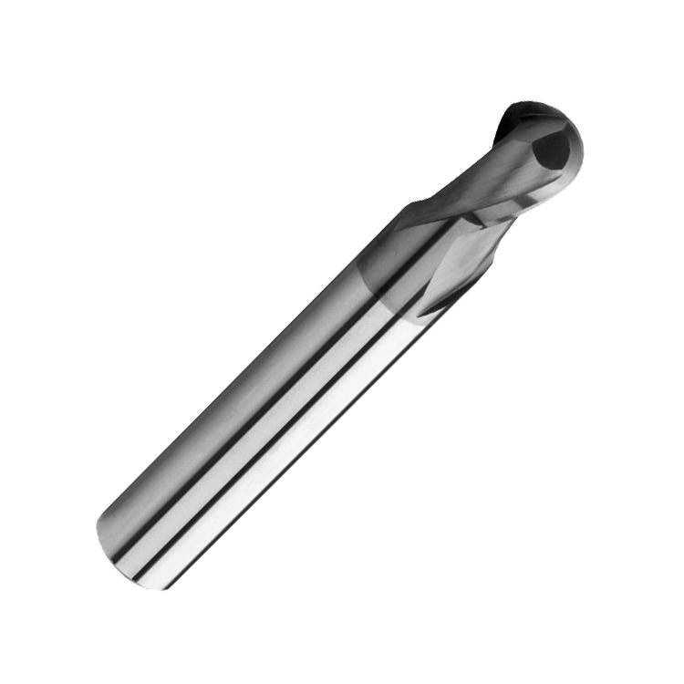 DIN1889 2 Flutes Solide Carbide Ball Nose End Mill for Metal Stainless Steel Milling