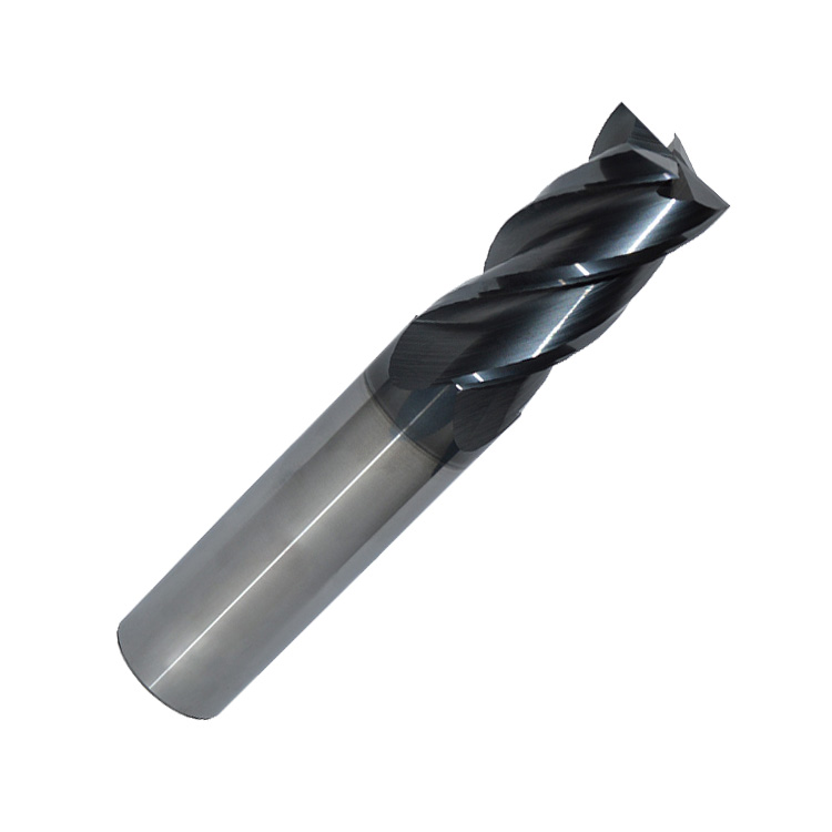DIN844 4 Flutes Solid Carbide End Mill for Metal Stainless Steel Cast Iron Milling