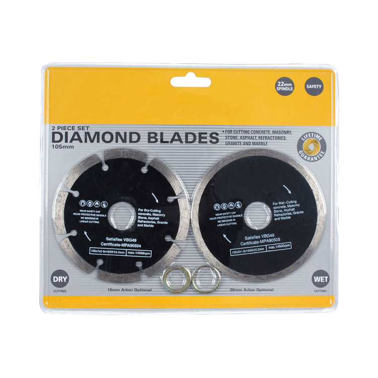 2Pcs 105mm Diamond Saw Blade Se