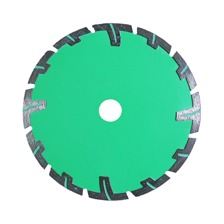 Hot Press Sintered Turbo Blade Diamond Saw Blade with Protective Teeth for Cutting Stone Granite Marb