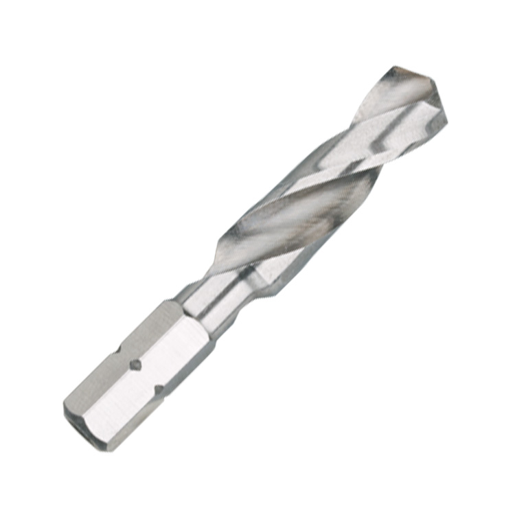 DIN3126 Fully Ground HSS Stub Hex Shank Drill Bit