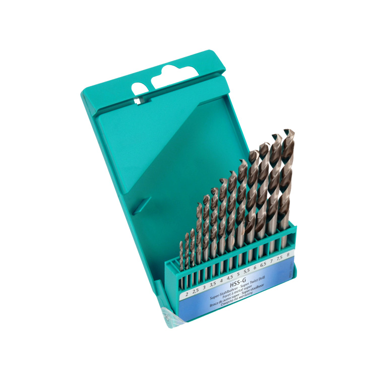 13Pcs Metric DIN338 Fully Ground HSS Drill Bit Set