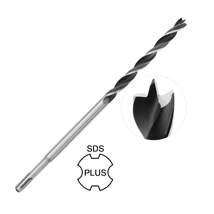 SDS Plus Shank Brad Point Wood Drill Bit