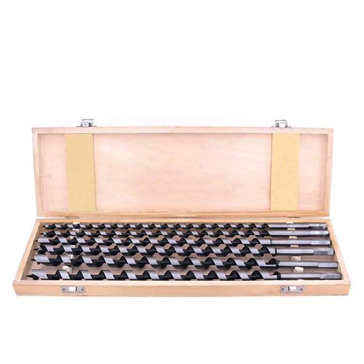 6Pcs 460mm Wood Auger Drill Bit Kit in Case