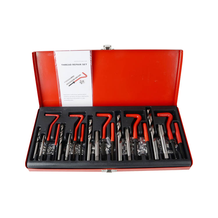 131Pcs Thread Repair Set for Repairing Broken Thread in Metal Box