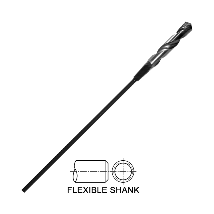 Flexible Shank Installer Masonry Drill Bits for Concrete Masonry Drilling