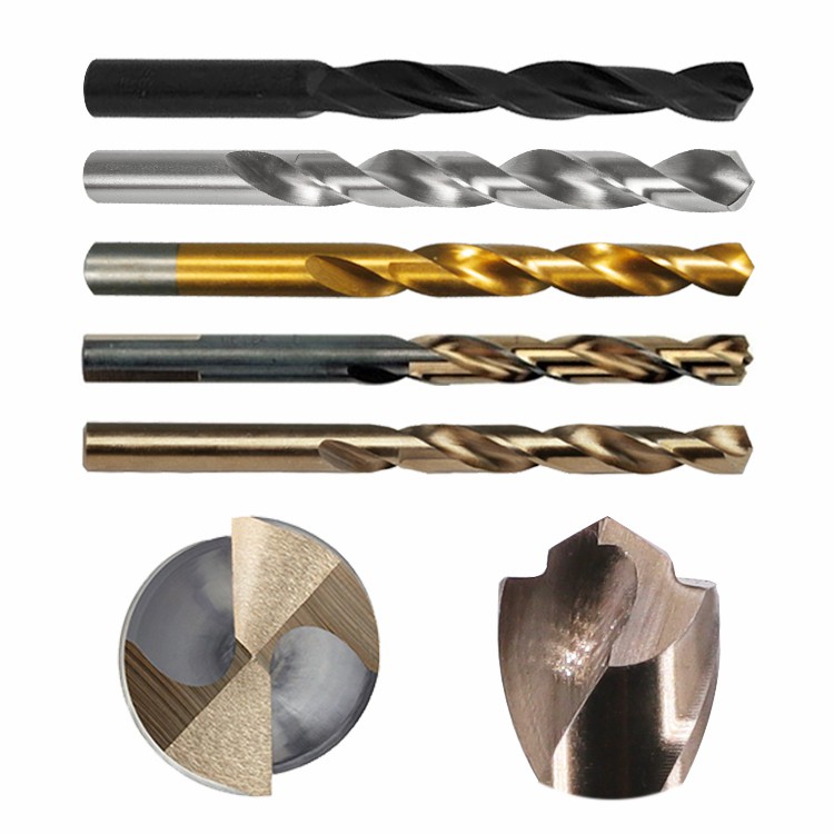 Alfa Tools J150113TNC High-Speed Steel 180-Degree Titanium Nitride Coated Gold Finish Jobber Drill Bits 1 Per Card 1/4 