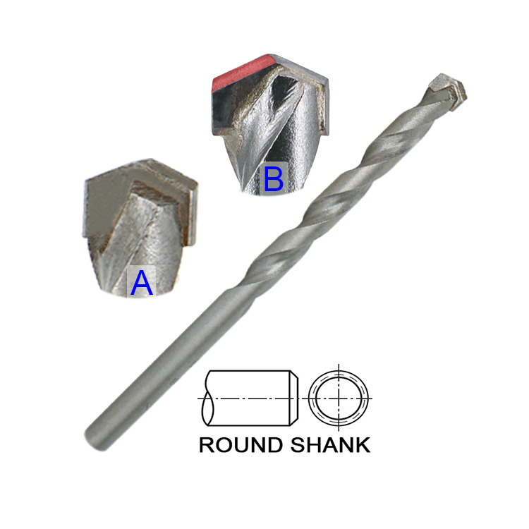 Joran Masonry 1" X 13" Spline Shank Carbide Drill Bit_Make In Denmark ANSI 