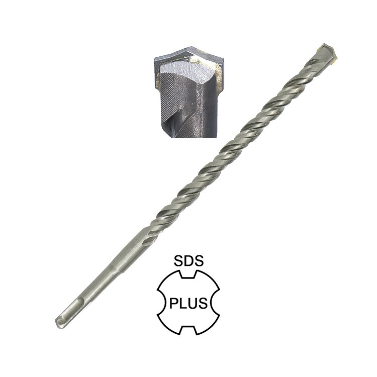 Centric Carbide Tip S4 Flute SDS Plus Electric Hammer Drill Bit for Concrete and Hard Stone