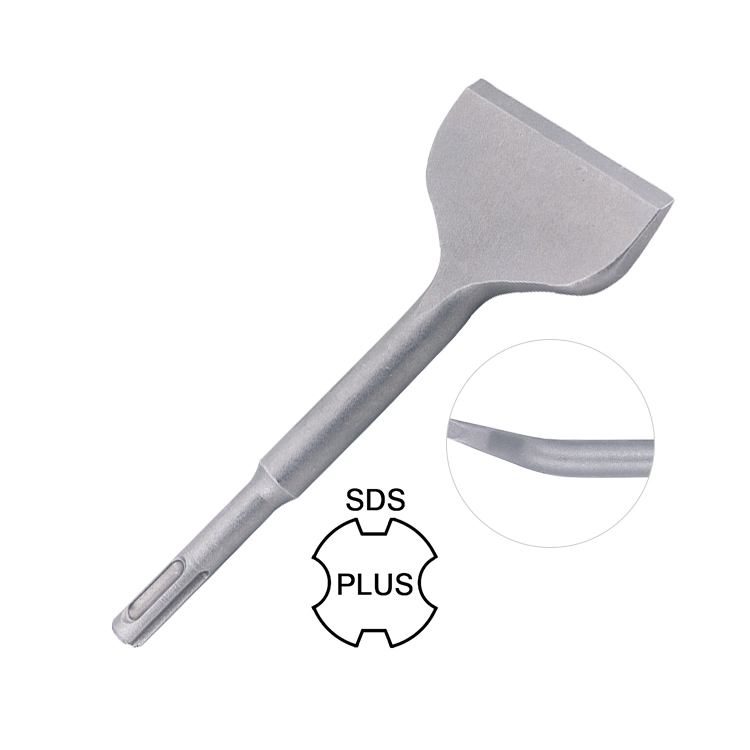 75mm SDS Plus Wide Flat Cranked Tile Chisel