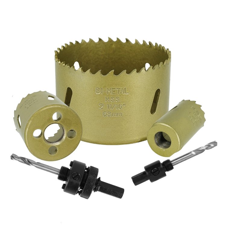 Tungsten Carbide Tipped Hole Saw Drill Bit Set - 6-Inch Diameter