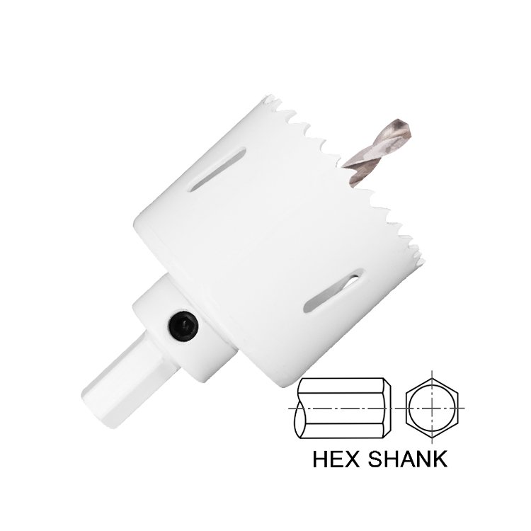 HSS Bi-Metal Hole Saw with Built in Arbor for Cutting Metal Wood Plastic