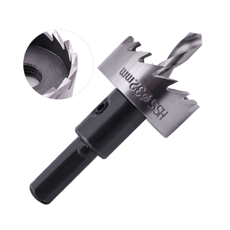 HSS-G HSS Hole Saw Cutter with 18 Degree Split Teeth for Thin Stainless Steel Plate Sheet