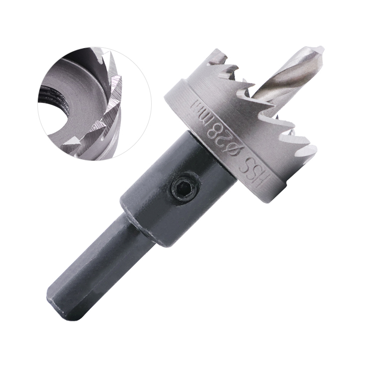 HSS-G HSS Hole Saw Cutter with Safety Stopper for Thin Stainless Steel Plate Sheet