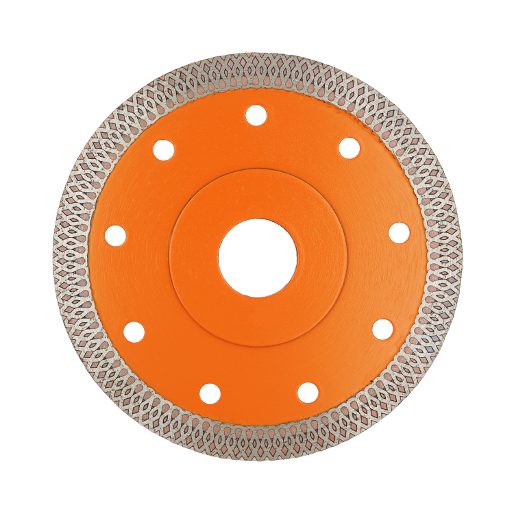 Hot Press Sintered Turbo-mesh Blade Reinforced Body Diamond Saw Blade for Tile Porcelain Glass Granit