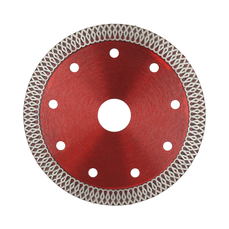 Hot Press Sintered Turbo-mesh Blade Diamond Saw Blade for Granite Tile Porcelain Glass Cutting