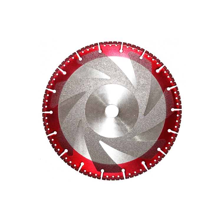 Multi-purpose Vacuum Brazed Great Wall Teeth Diamond Cutting Saw Blade  Fire Rescue Safety Blade