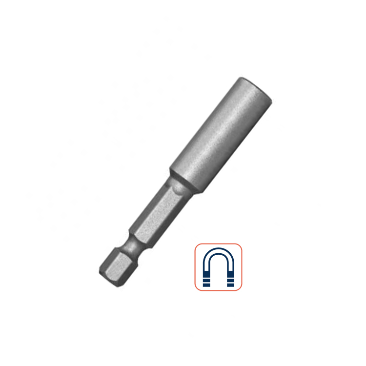 1/4 Inch Hex shank Magnetic Screwdriver Extension Bit Holder for Insert bits With Retaining Rings