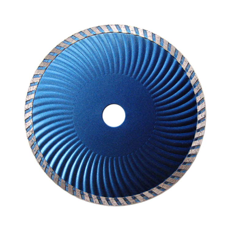 Cold-Press Sintered Turbo Diamond Saw Blade for Cutting Stone Granite Marble Concrete Brick