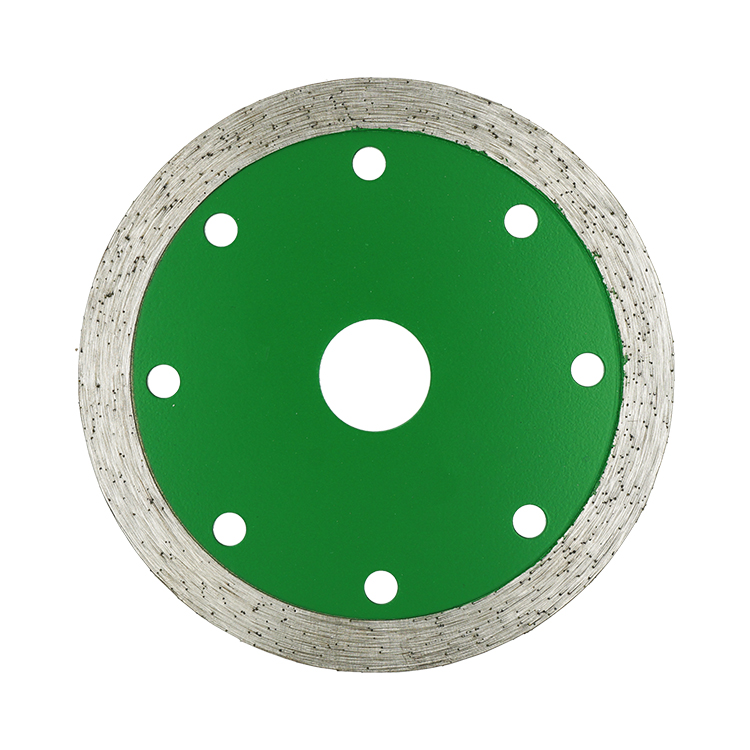 Cold-Press Sintered Continuous Rim Diamond Saw Blade for Cutting Stone Granite Marble Concrete Brick