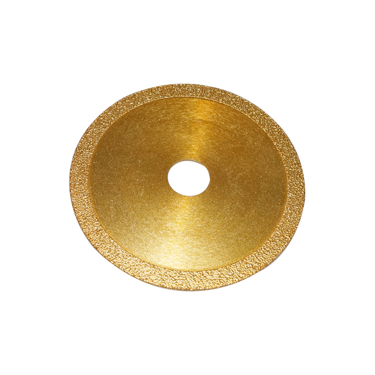 Continuous Rim Vacuum Brazed Diamond Saw Blade for Stone